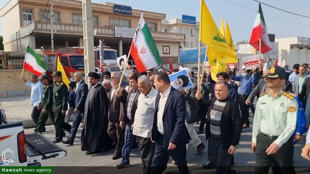 تصاویر/ راهپیمایی جمعه نصر در گناوه