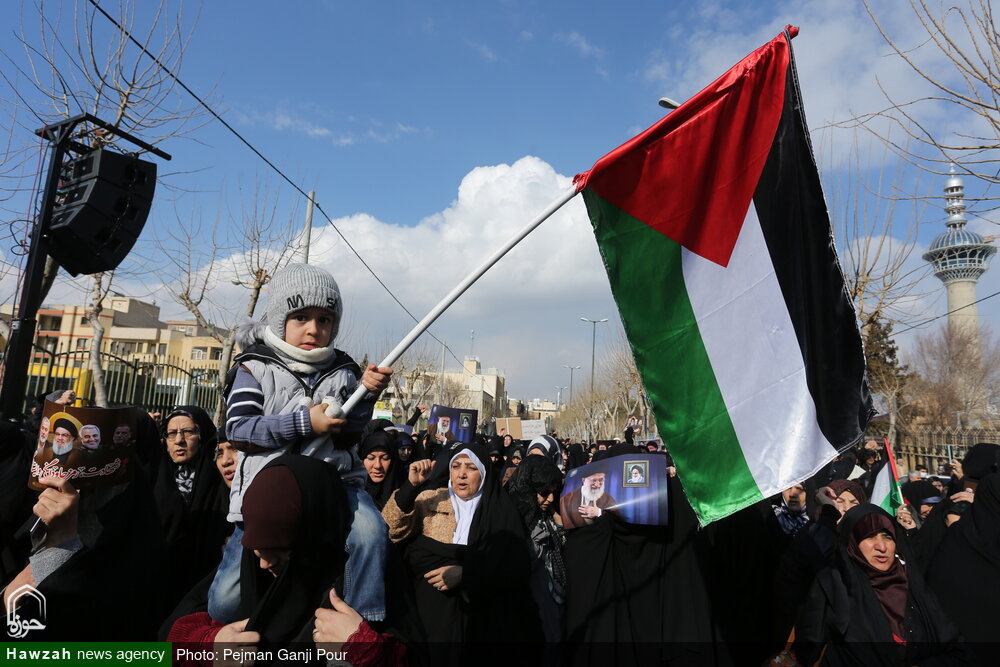 نغمه های پیروزی مردم اصفهان همصدا با دلهای غزه نواخته شد