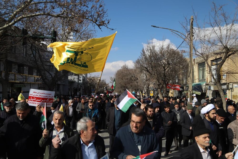 راهپیمایی جمعه نصر در همدان برگزار شد