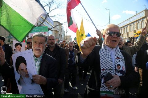 Photos/ Manifestation massive à Qom pour célébrer la victoire de la résistance palestinienne