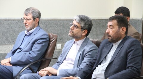 تصاویر/ نشست شورای سیاستگذاری بنیاد مهدویت بوشهر با امام جمعه