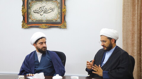 تصاویر/ دیدار مدیر حوزه علمیه استان مازندران با مسئول مرکز رسانه و فضای مجازی حوزه‌های علمیه