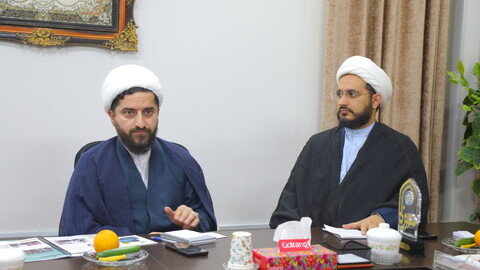 تصاویر/ دیدار مدیر حوزه علمیه استان مازندران با مسئول مرکز رسانه و فضای مجازی حوزه‌های علمیه