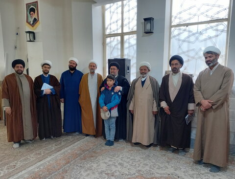 تصاویر/ درس اخلاق مدرسه علمیه باب‌العلم اسلامی کاشان