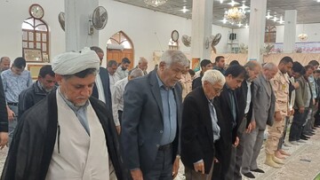 نماز جمعه بندرریگ به روایت تصویر