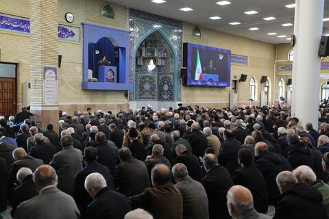 تصاویر/ آیین عبادی سیاسی نماز جمعه شهرستان ارومیه