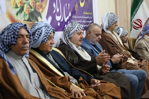 دیدار دست اندرکاران شورای حل اختلاف وجهای عشایر عرب استان با آیت الله موسوی جزایری