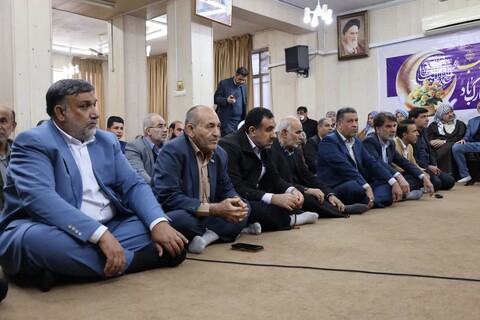 دیدار دست اندرکاران شورای حل اختلاف وجهای عشایر عرب استان با آیت الله موسوی جزایری