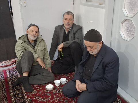 مراسم عزاداری شهادت امام موسی کاظم (ع) در بیت مرحوم آیت الله مدنی کاشانی