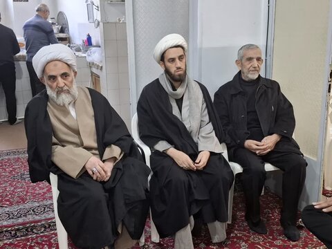 مراسم عزاداری شهادت امام موسی کاظم (ع) در بیت مرحوم آیت الله مدنی کاشانی