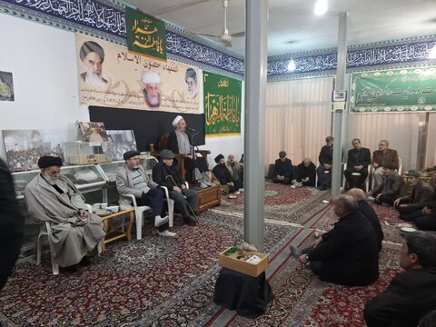 مراسم عزاداری شهادت امام موسی کاظم (ع) در بیت مرحوم آیت الله مدنی کاشانی