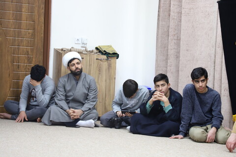 تصاویر/ مراسم عزاداری امام موسی کاظم (ع) در حوزه علمیه خاتم الانبیاء سنندج