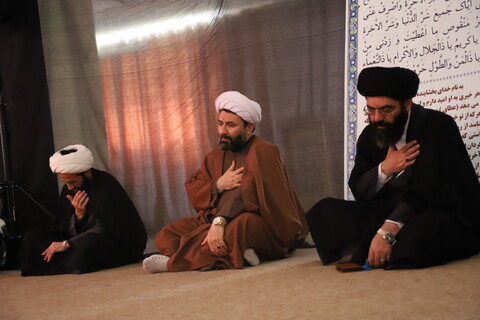 تصاویر/ مراسم عزاداری امام موسی کاظم (ع) در حوزه علمیه خاتم الانبیاء سنندج