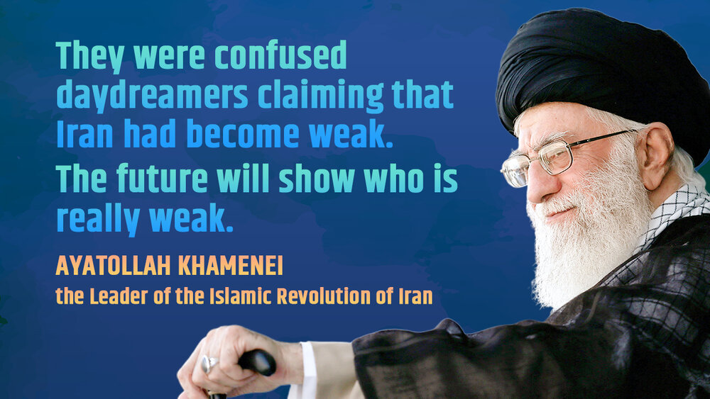 Supreme Leader slams daydreamers who claim Iran had become weak