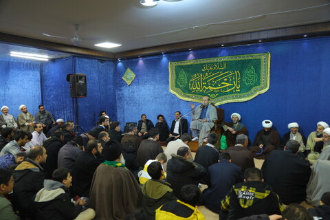 تصاویر/ مراسم عمامه گذاری طلاب  و جشن عید مبعث پیامبر اکرم (ص) با حضور آیت الله فقیه