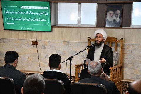 تصاویر/ چهل و هفتمین جلسه از سلسله جلسات تفسیر قرآن کریم در خوی