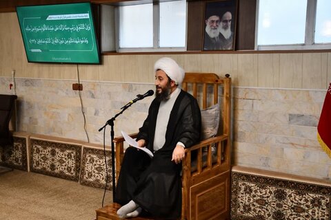 تصاویر/ چهل و هفتمین جلسه از سلسله جلسات تفسیر قرآن کریم در خوی