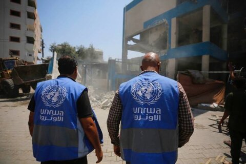 صہیونی حکومت نے مقبوضہ فلسطین ‌میں آنروا (UNRWA) کی امدادی سرگرمیوں پر پابندی عائد کر دی