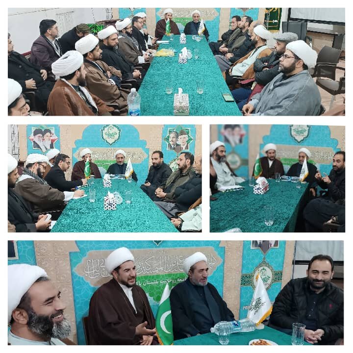 اپوزیشن لیڈر جی بی اسمبلی کاظم میثم کا قم میں جامعہ روحانیت بلتستان کے دفتر کا دورہ