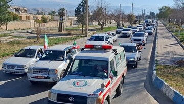 فیلم| رژه خودرویی و موتوری در کامیاران به مناسبت سالروز ورود امام خمینی(ره) به کشور