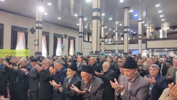 تصاویر/ آیین عبادی سیاسی نماز جمعه چهار برج