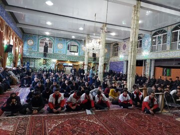 تصاویر/ مراسـم بزرگداشت شهـدای قوه قضائیـه در خلخال