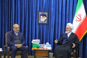 تصاویر/ دیدار رئیس سازمان صدا و سیما با آیت الله اعرافی