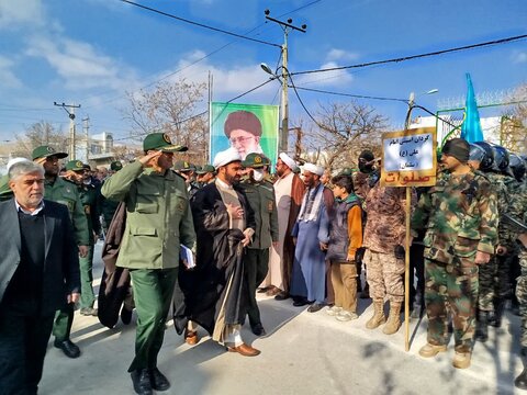 تصاویر رزمایش اقتدار بسیجیان دلفان 