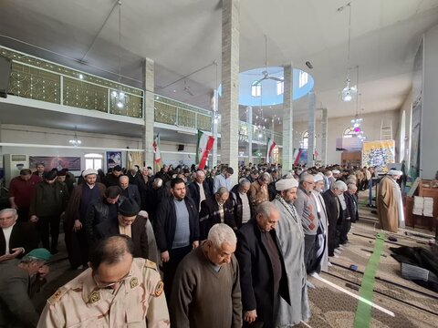 تصاویر/ آیین عبادی سیاسی نماز جمعه شهرستان پلدشت