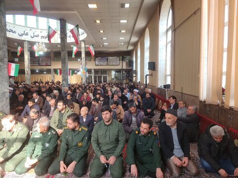 تصاویر/ آیین عبادی سیاسی نماز جمعه چایپاره