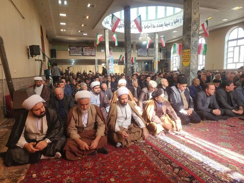 تصاویر/ آیین عبادی سیاسی نماز جمعه چایپاره