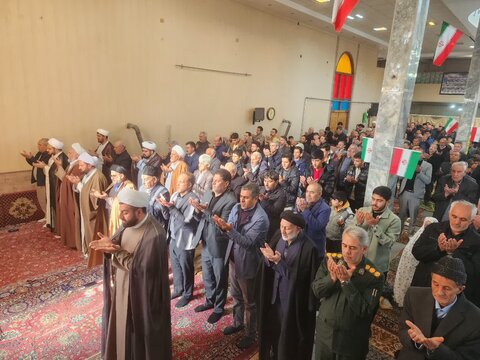 تصاویر/ آیین عبادی سیاسی نماز جمعه چایپاره