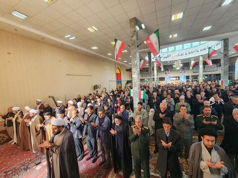 تصاویر/ آیین عبادی سیاسی نماز جمعه چایپاره