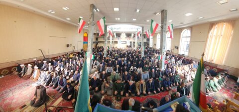 تصاویر/ آیین عبادی سیاسی نماز جمعه چایپاره