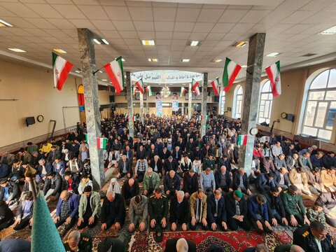 تصاویر/ آیین عبادی سیاسی نماز جمعه چایپاره