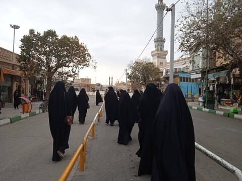 تصاویر/اردوی زیارتی قم و جمکران ویژه طلاب مدرسه علمیه ریحانه النبی اراک