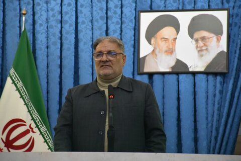 تصاویر/ آیین عبادی سیاسی نماز جمعه خوی
