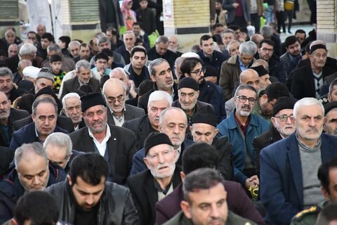 تصاویر/ آیین عبادی سیاسی نماز جمعه خوی