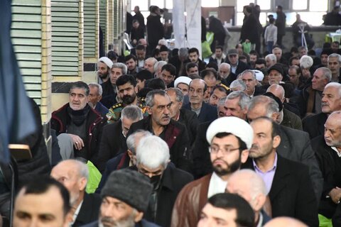 تصاویر/ آیین عبادی سیاسی نماز جمعه خوی