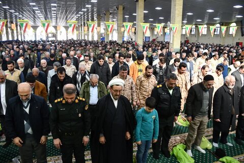 تصاویر/ آیین عبادی سیاسی نماز جمعه خوی
