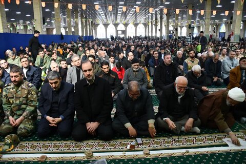 تصاویر/ آیین عبادی سیاسی نماز جمعه خوی