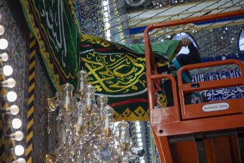 آستان مقدس حضرت عباس (ع) با آذینبندی ویژه به استقبال اعیاد شعبانیه رفت