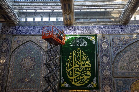 آستان مقدس حضرت عباس (ع) با آذینبندی ویژه به استقبال اعیاد شعبانیه رفت