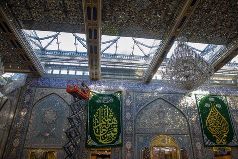 آستان مقدس حضرت عباس (ع) با آذینبندی ویژه به استقبال اعیاد شعبانیه رفت