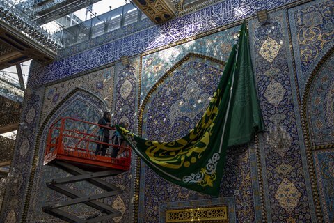 آستان مقدس حضرت عباس (ع) با آذینبندی ویژه به استقبال اعیاد شعبانیه رفت