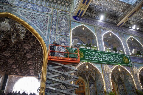 آستان مقدس حضرت عباس (ع) با آذینبندی ویژه به استقبال اعیاد شعبانیه رفت