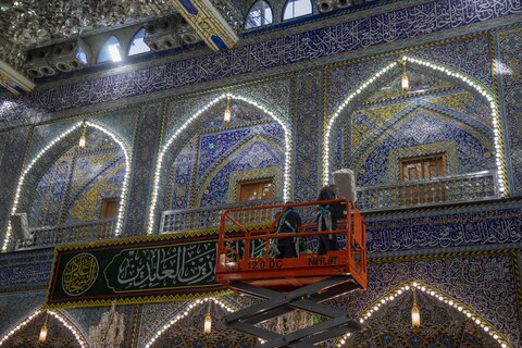 آستان مقدس حضرت عباس (ع) با آذینبندی ویژه به استقبال اعیاد شعبانیه رفت