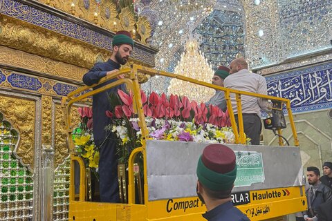 آستان مقدس حضرت عباس (ع) با آذینبندی ویژه به استقبال اعیاد شعبانیه رفت