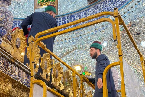 آستان مقدس حضرت عباس (ع) با آذینبندی ویژه به استقبال اعیاد شعبانیه رفت