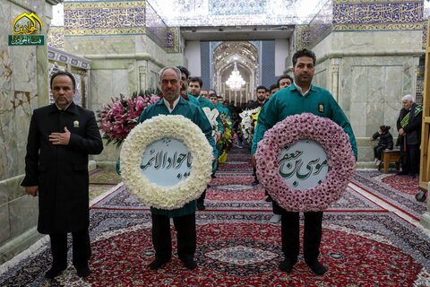 حرم امامین کاظمین (ع) غرق در نور و شادی به مناسبت آغاز ماه شعبان